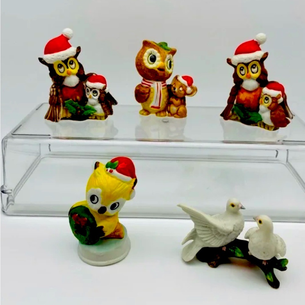 Mixed Lot 5 Vintage LEFTON Christmas